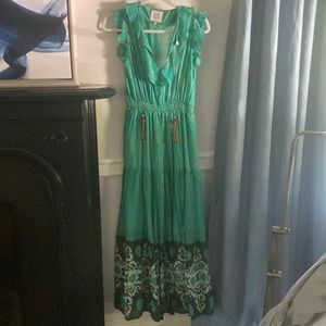 Alicia Bell Green Maxi Dress